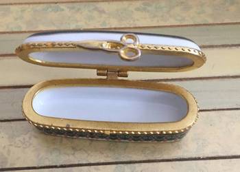 STARY CERAMICZNY PIĘKNY IGIELNIK