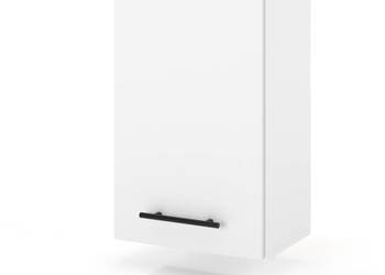 szafka kuchenna wisząca modułowa z uchwytami pojemna 40cm spremium biały