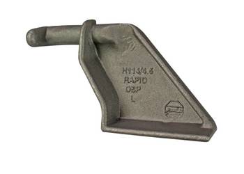 Bolec zamknięcia burtowego H 114/4,5 surowy-lewy