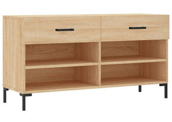 Ławka z miejscem na buty dąb sonoma 102x35x55 cm WM-829743