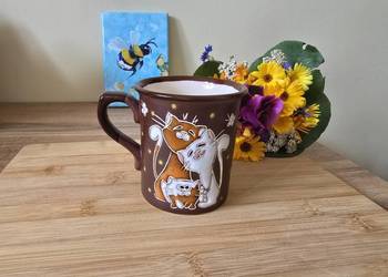 Ekskluzywny, Ręcznie Malowany Kubek Ceramiczny (300 ml)