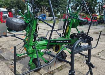 Przetrząsacz pokosów 4- karuzelowy PK460 INTER-TECH 4,6m w Rad-Masz Opoczno
