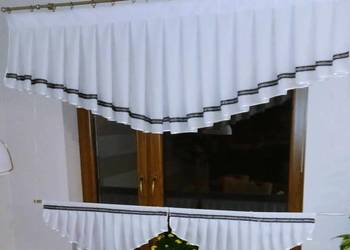 Firany- komplet kuchenny -lambrekin + zazdroski