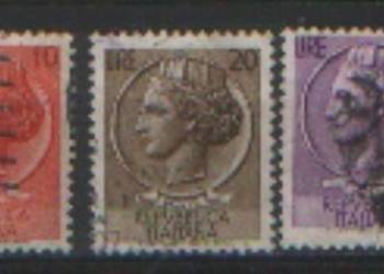 Zn. Włochy Mi 932 3, 6 - 8 kas 1955