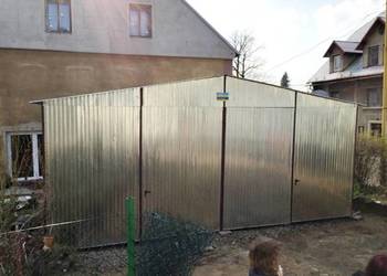 Blaszana hala 8×8 m – ocynkowana