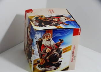 Figurka świąteczna „Räucher-Nikolaus” – ręcznie wykonany niemiecki kominek