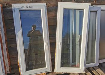 Okna plastikowe używane 4 sztuki