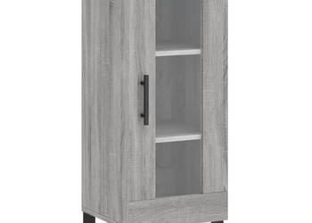 Szafka szary dąb sonoma 345x34x90 cm materiał drewnopochodny WM-828826