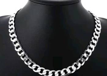 Łańcuszek srebrny nowy