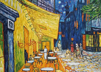 Prezent dla teścia Obraz Taras kawiarni w nocy Gogh