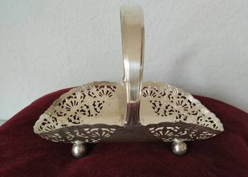 Patera, koszyczek - srebrzony