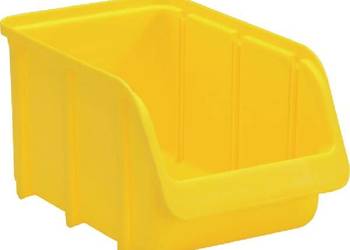 Pojemnik warsztatowy, 145x240x125 mm, żółty polipropylenowy, Linbin no. 3…