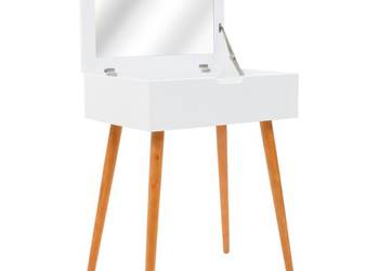 Toaletka z lustrem, MDF, 60 x 40 x 75 cm（SKU:245751）