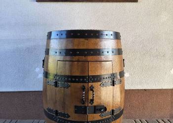 Barek LED z beczki dębowej po whisky