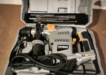 Młot udarowy SDS+ Titan 1500W | 5J | Walizka + wiertła | OKAZJA