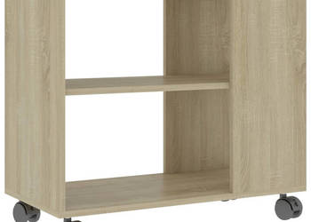 Stolik boczny dąb sonoma 70x35x55 cm materiał drewnopochodny WM-802123