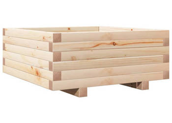 Donica ogrodowa 60x60x265 cm lite drewno sosnowe WM-847298
