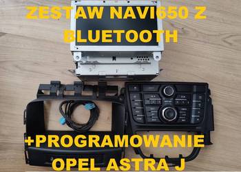Astra J Navi650 z bluetooth ZESTAW + PROGRAMOWANIE