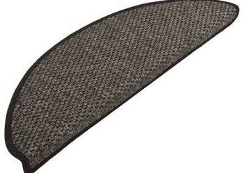 Samoprzylepne nakładki na schody, 15 szt., 65x21x4 cm, antracyt(SKU:326873)