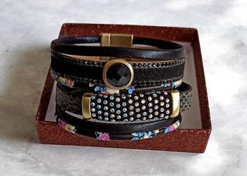 Bransoletka w stylu Boho magnetyczne zapięcie