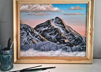 Tatry obraz na płótnie ręcznie malowany Krywań