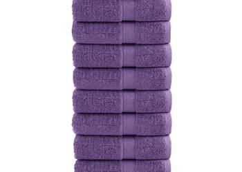 Ręczniczki premium SOLUND 10 szt. fioletowe 30x30 cm WM-137349