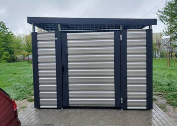 Wiata śmietnikowa 4x2