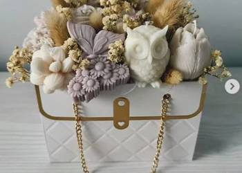 Candle flowe box świece sojowe