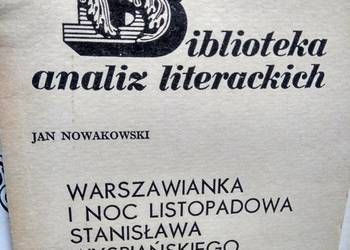 Warszawianka Noc listopadowa opracowanie