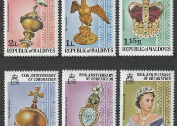 MALEDIWY - 25 ROCZNICA KORONACJI - 1978 - CZYSTE **