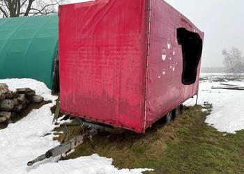 przyczepa tandem 6,5 m x 2,55 m plandeka 2 osie
