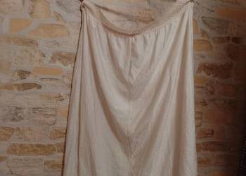 (5XL/6XL) (52/54) Beżowa półhalka halka pod spódnicę z Londynu