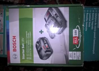 Zestaw startowy Bosch akumulator i ładowarka 18 V