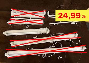 Roleta biała dzień noc (50 cm)