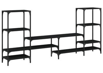 Szafka pod TV czarna 2065x285x95 cm WM-842481