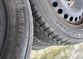 Opony z stalówkami Yokohama zimówki bieżnik jak nowy 205/55/r16