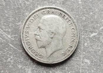 170) ANGLIA srebro - 1 Shilling - 1926 r. Jerzy V