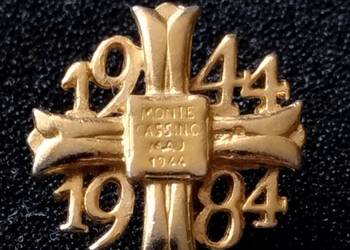 Odznaka 40 lecie Bitwy o Monte Cassino