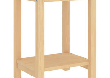 Szafka nocna naturalne drewno 35x30x47 cm lita sosna WM-322209