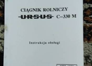 Instrukcja obsługi ciągnik Ursus C-330M wydanie z roku 1991 oryginał