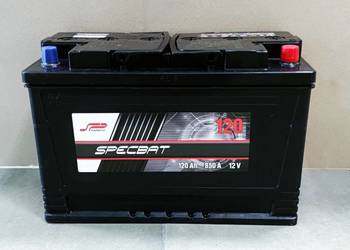 NOWY AKUMULATOR SPECBAT AGRO 120Ah 850A EN PRAWY PLUS