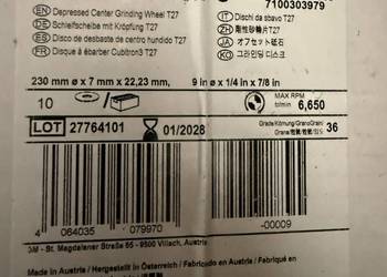 Tarcza do szlifowania 3M Cubitron3 230x7