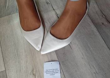 (42) ASOS Design/ Białe baleriny baletki z Londynu, NOWE