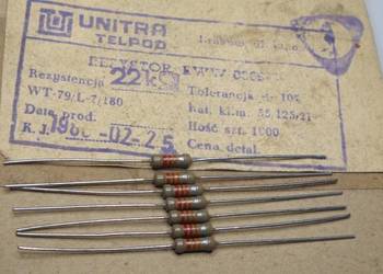 Rezystor 22k RWW 0309 Unitra TELPOD