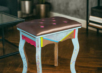 Taborecik drewniany markiz portofino.