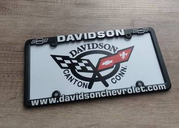 Ozdobna ramka tablicy Chevrolet Davidson Canton USA gadżet AmCar USA