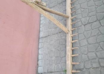 Sprzedam bardzo duże grabie drewniane (zabytkowe)