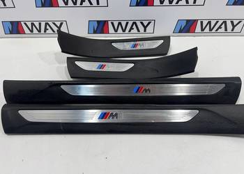 BMW X6 F16 LISTWY NAKŁADKI PROGOWE M-PAKIET KOMPLET TYŁ PRZÓD 7284557