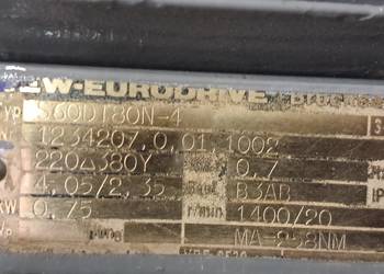 Motoreduktor 0,75 kW/20 obr.
