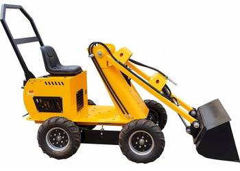 Nowa 2026 Mini Ładowarka kołowa z prostym ramieniem MS-L113FS JSB MINI